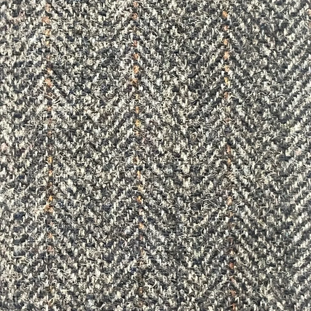 Harris Tweed Learbury Mens Herringbone Blazer Jacket 44 Long‎ Scottish Wool